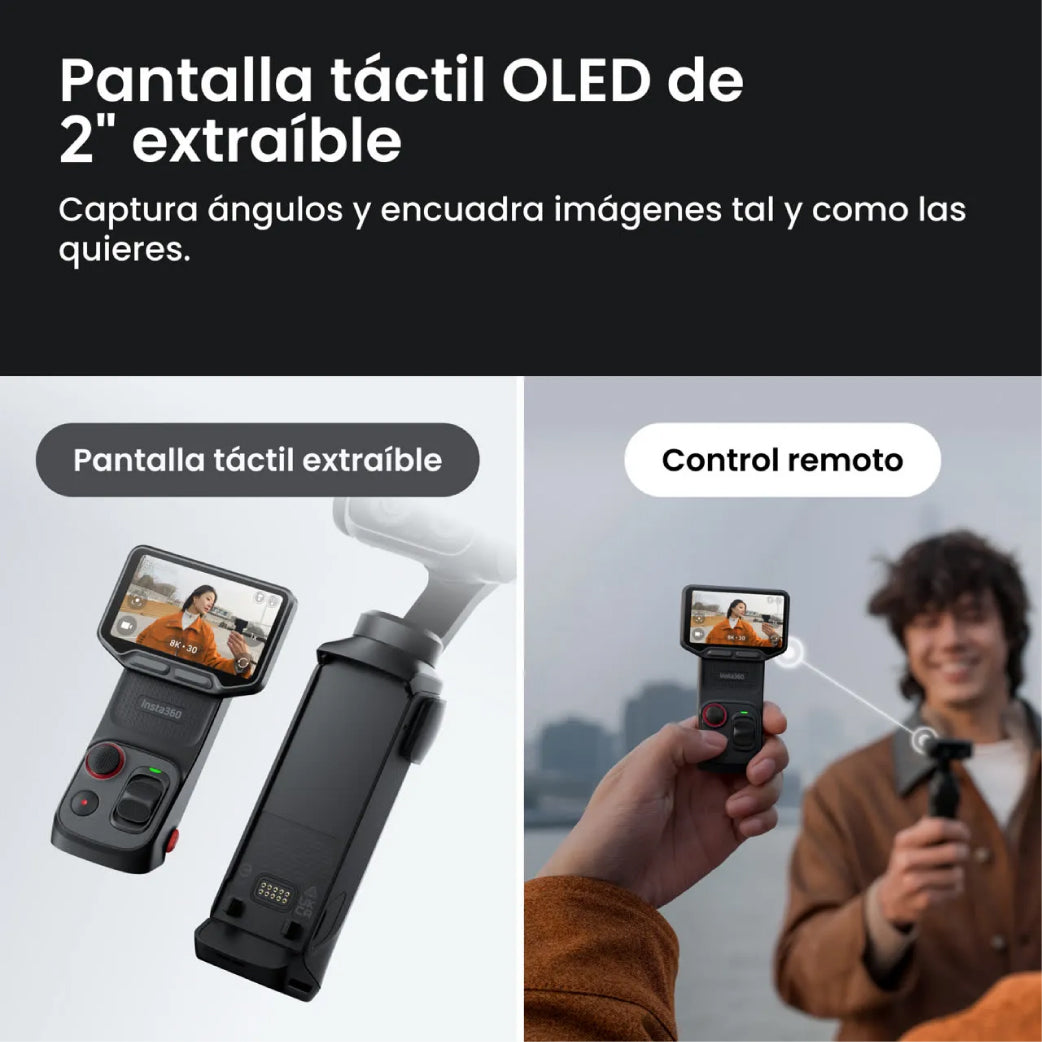 Camara Insta 360 Luna Ultra Creator Combo Negro Insta360