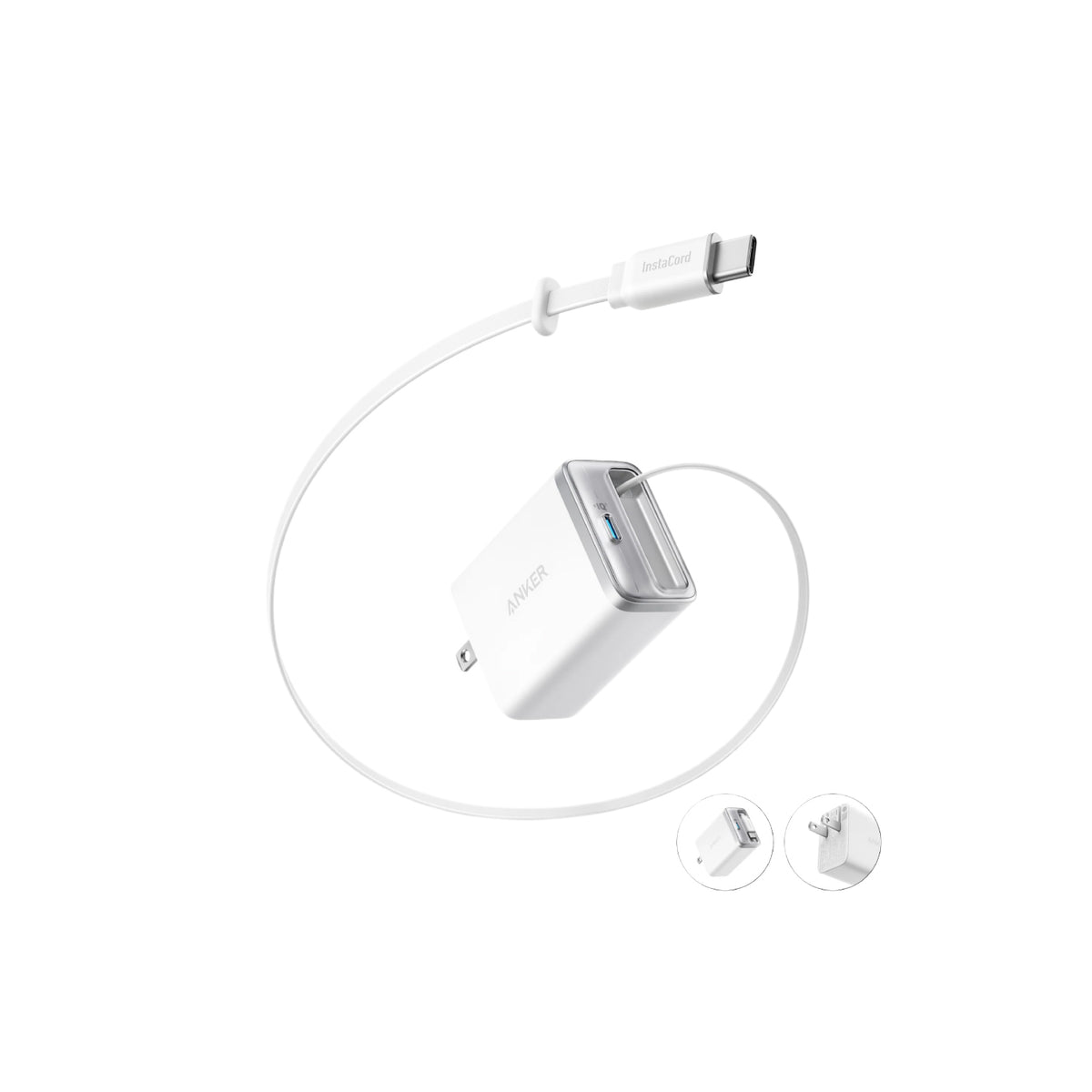Cargador Anker Nano 35W USB-C con Cable Blanco