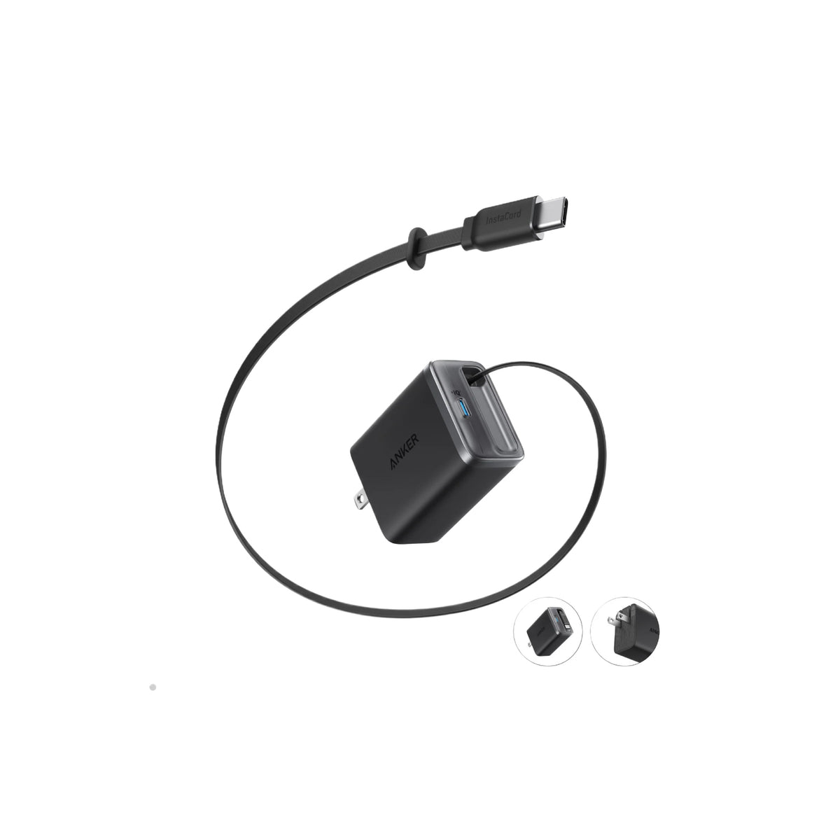 Cargador Anker Nano 35W USB-C con Cable Negro