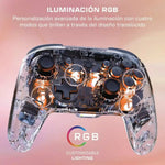 Control TURTLE BEACH Inalámbrico para Nintendo Switch 2 Afterglow Clear