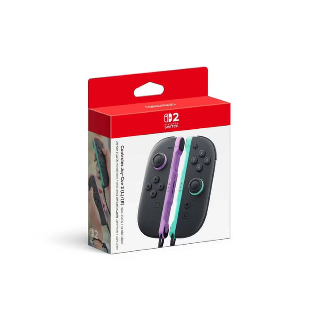 Control Switch 2 JoyCon L/R Morado/Verde