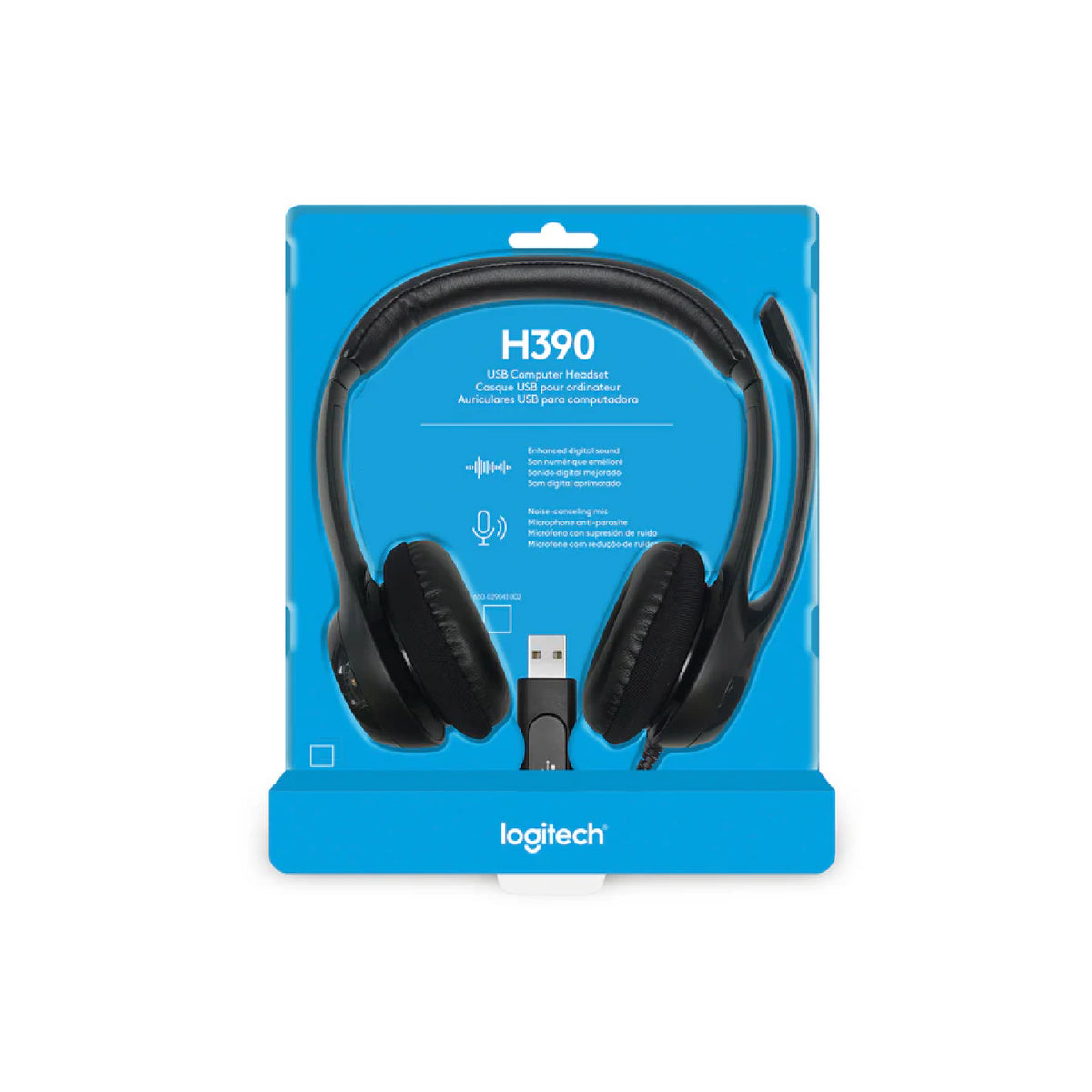 Audífonos Diadema Con Microfono Usb Logitech H390