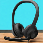 Diadema Logitech H390 USB-C Negro