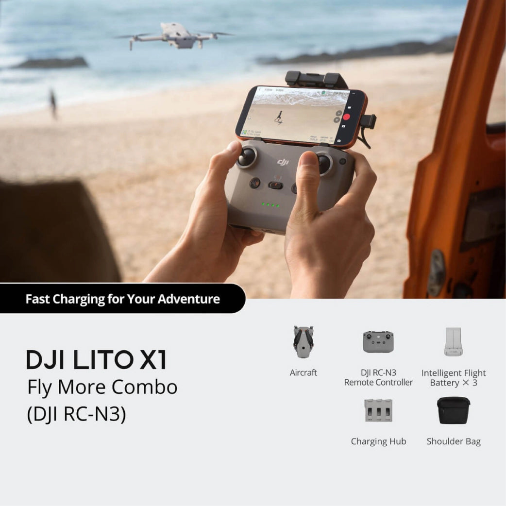 Drone Dji Lito X1 Fly More Cmb RC-N3