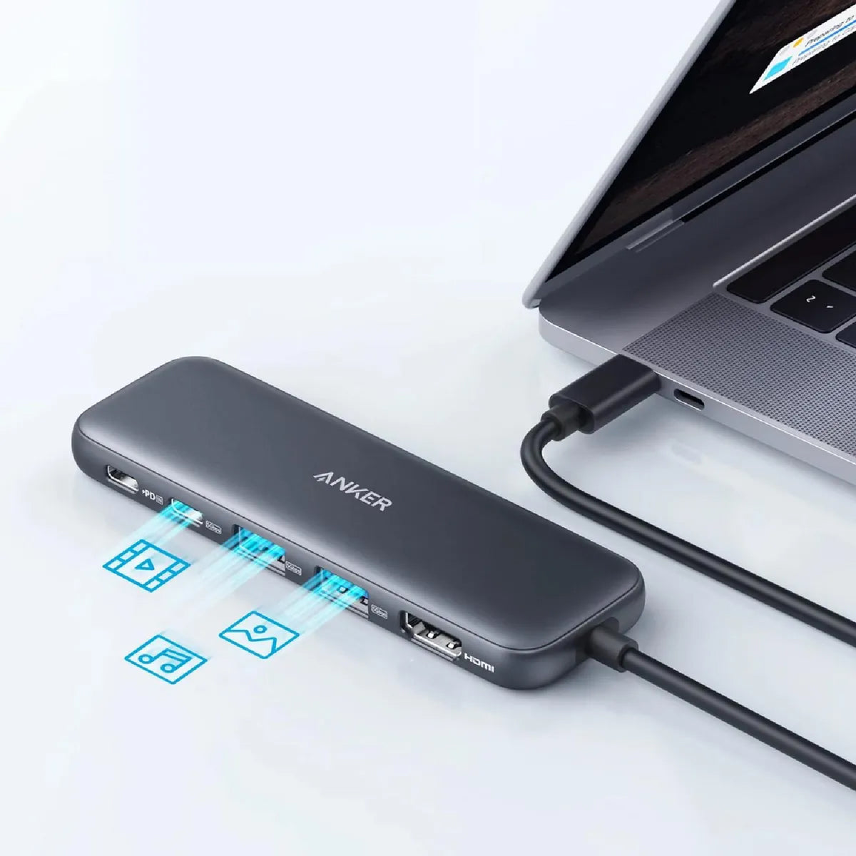 Hub Anker Multipuertos Usb-c 5 En 1