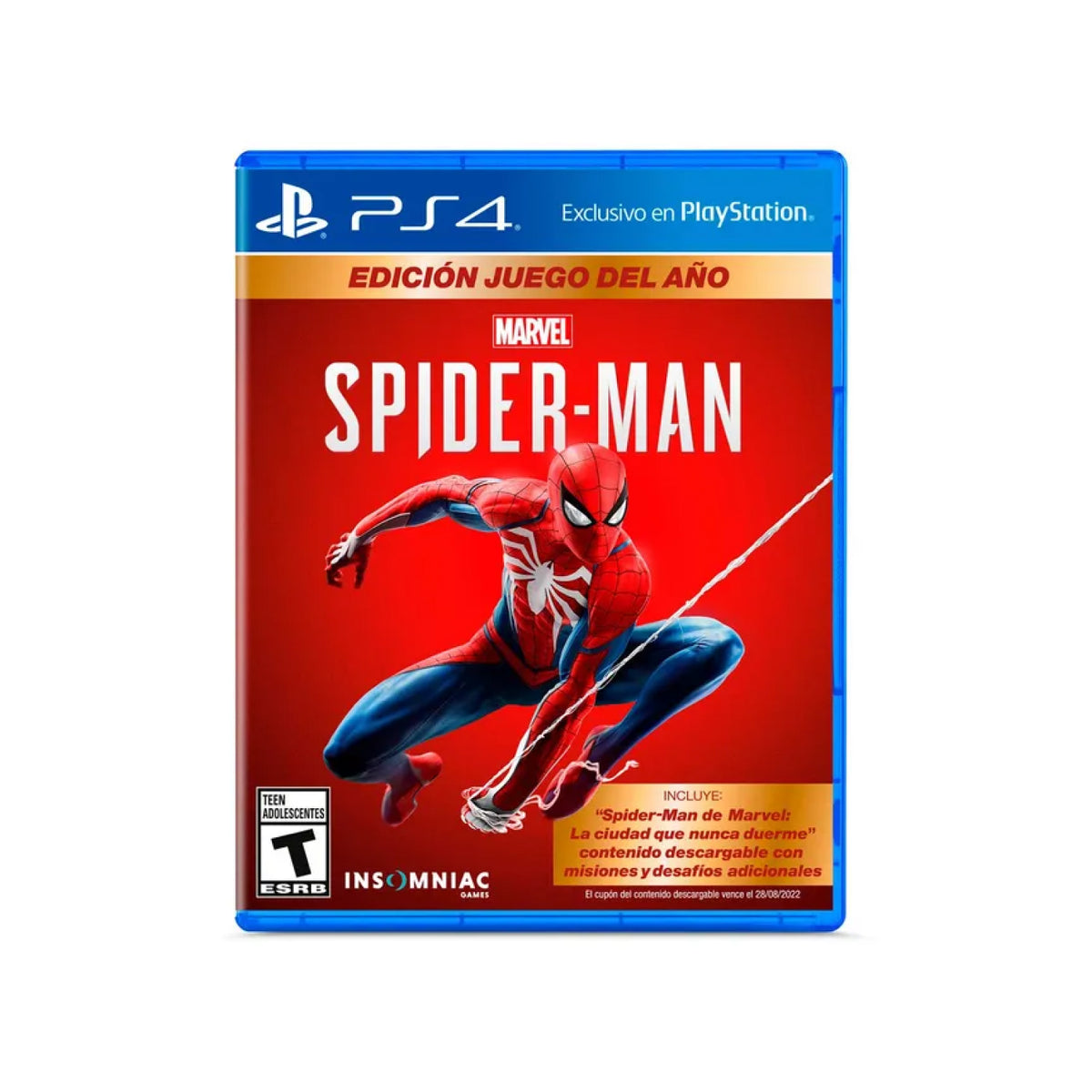 Juego PS4 Spider Man Goty Game Of The Year Edition