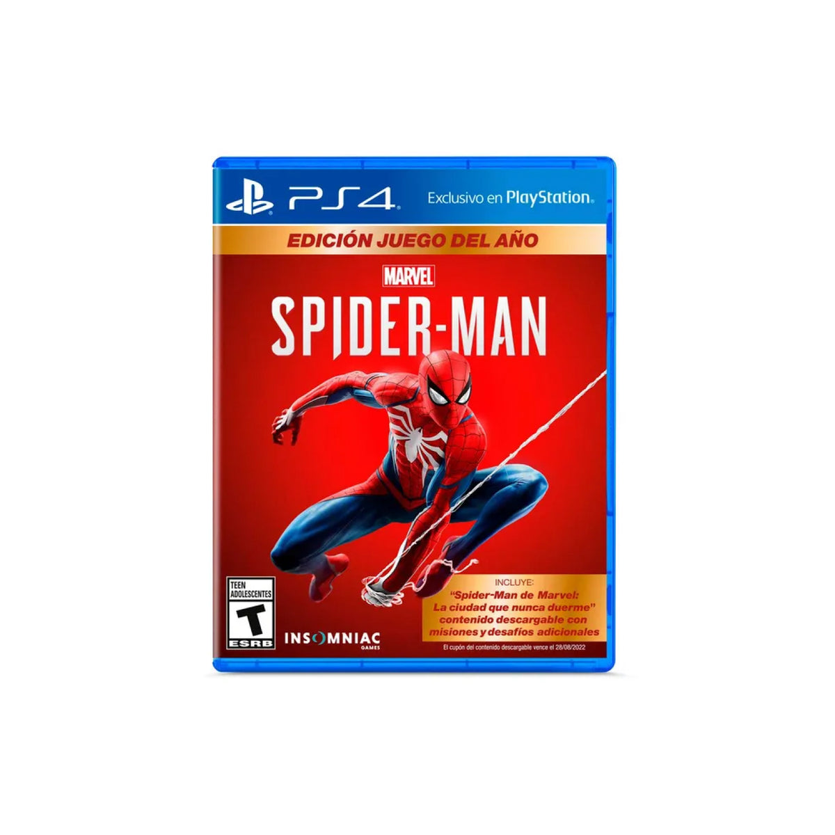 Juego PS4 Spiderman Goty