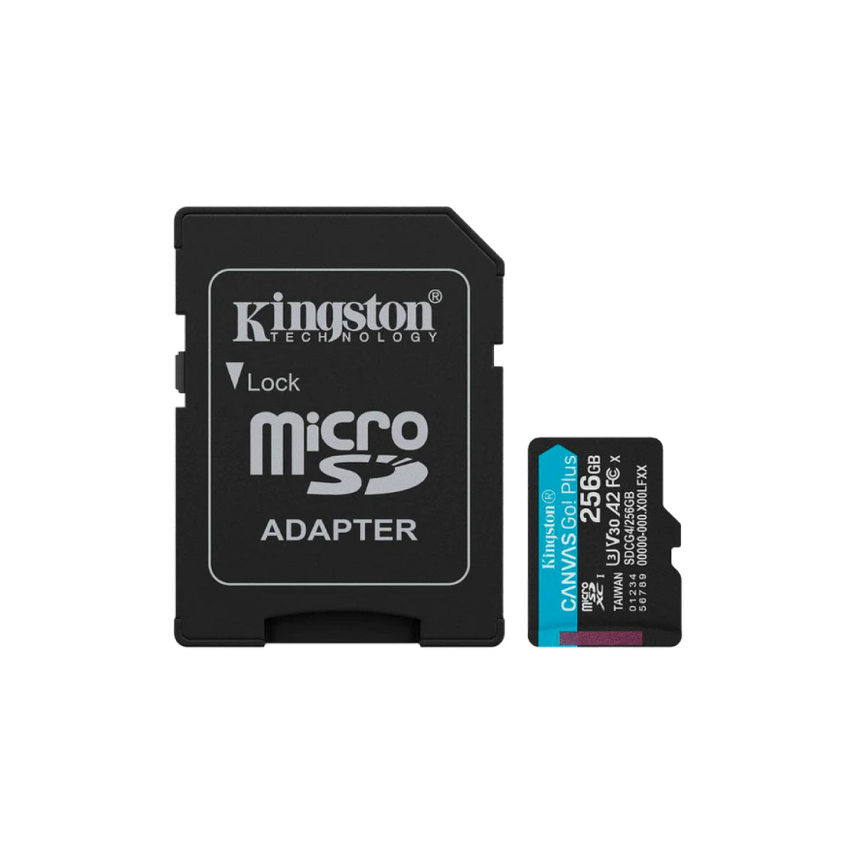 Memoria Micro Sd 256gb Kingston Canvas Go Plus 4k A2 U3 V30 200 Mb