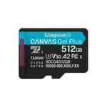 Memoria Micro Sd 512gb Kingston Canvas Go Plus 4k A2 U3 V30 200 Mb