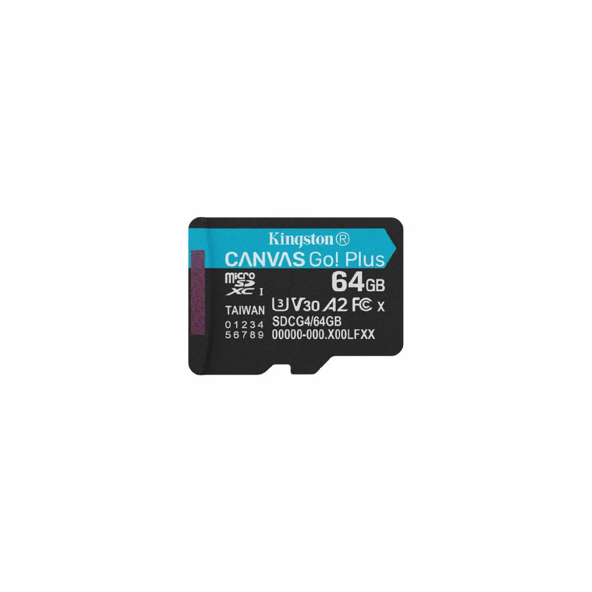 Memoria Micro SD 64GB Kingston Canvas Go Plus 4K V30