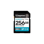Memoria Sd 256 Gb Kingston Canvas Go Plus 4k A2 U3 V30 200 Mb