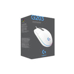 Mouse Logitech G203 LIGHTSYNC Blanco