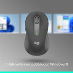 Mouse Inalámbrico Logitech Signature M650 Medium Negro