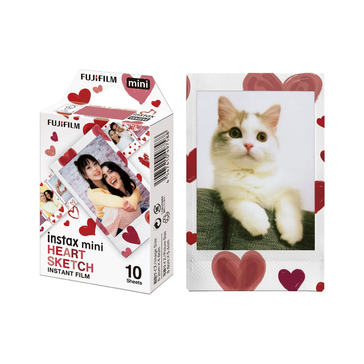 Pelicula Instax Mini 12 Heart Sketch