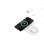 Base Inalámbrica De Carga Belkin Pad+USB-C QI2 De 15 W 2 En 1