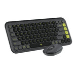 Combo Teclado y Mouse Logitech Pop Icon Grafito y Verde