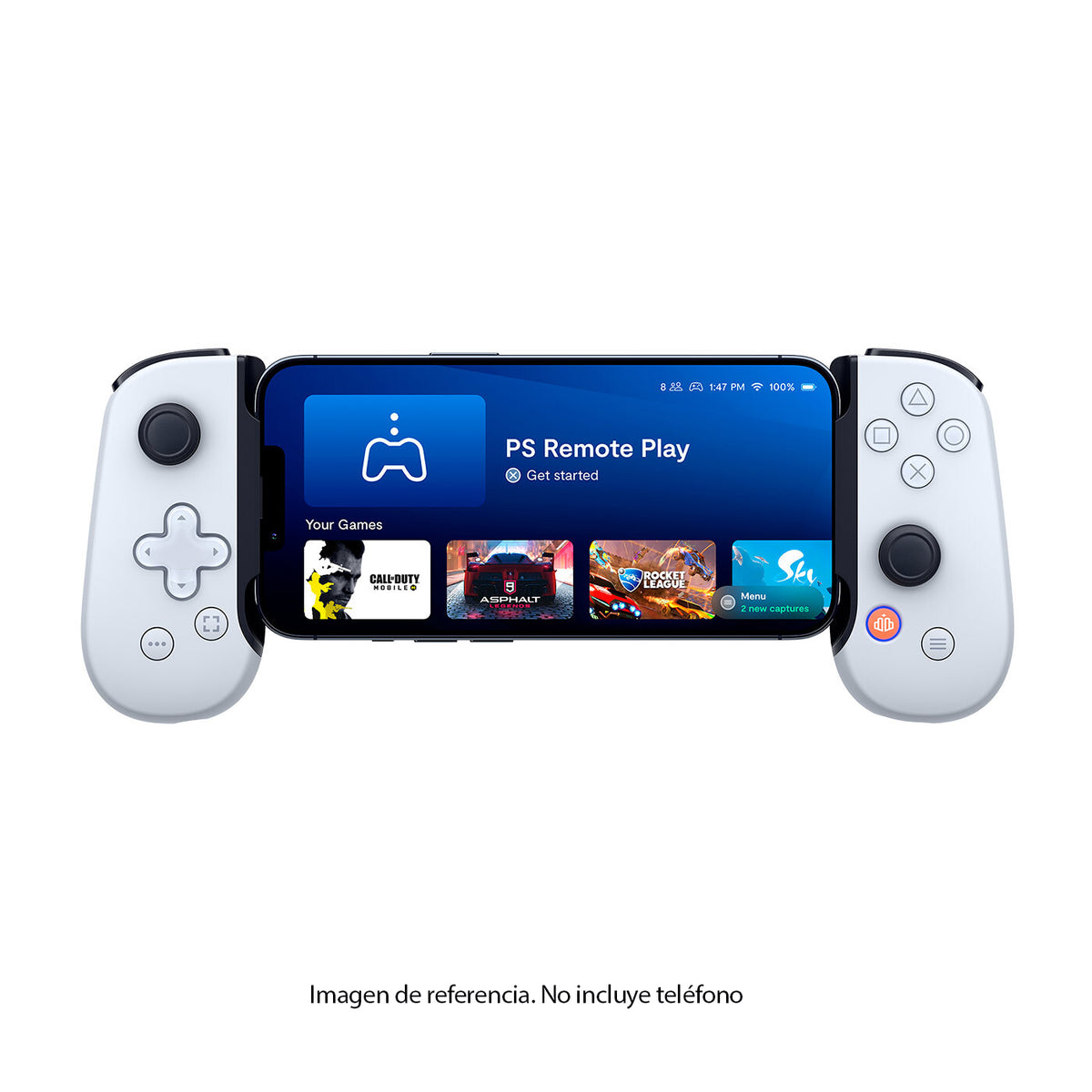 Control Backbone One PlayStation Blanco Para IPhone