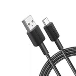 Cable Anker 322 Usb-a To Usb-c 1.8 Mts Braided Negro