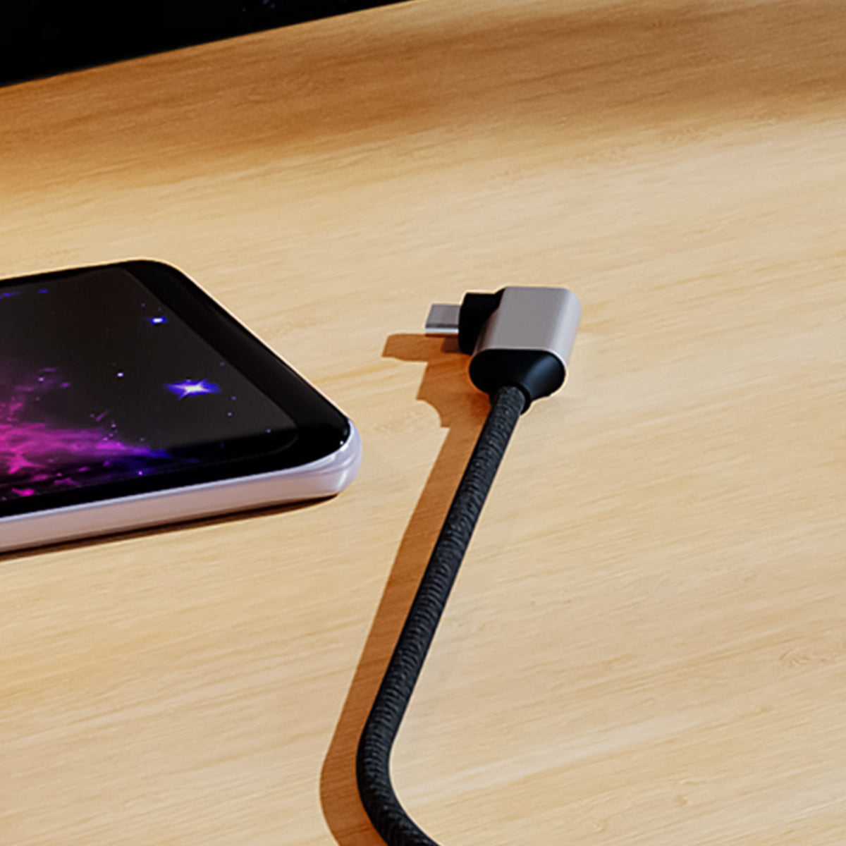 Cable XTECH USB-C A USB-C Con Conector En Forma De L XTC-531 3 Metros