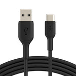 Cable Belkin USB A USB-C 1 Metro Negro