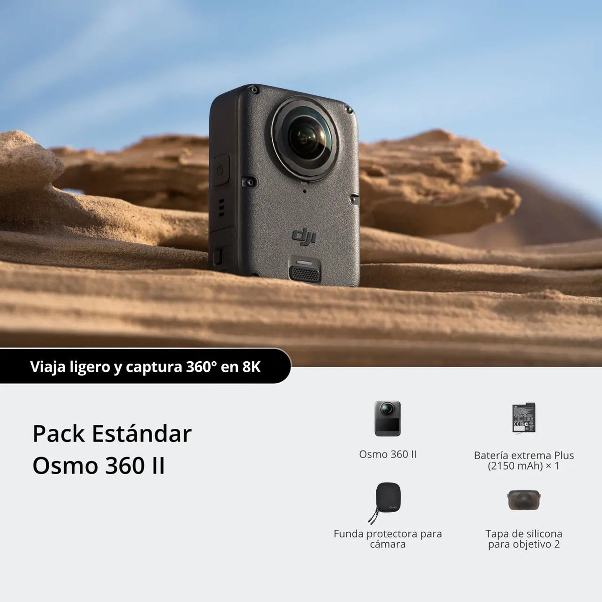 Cámara DJI Osmo 360 II Standard Combo