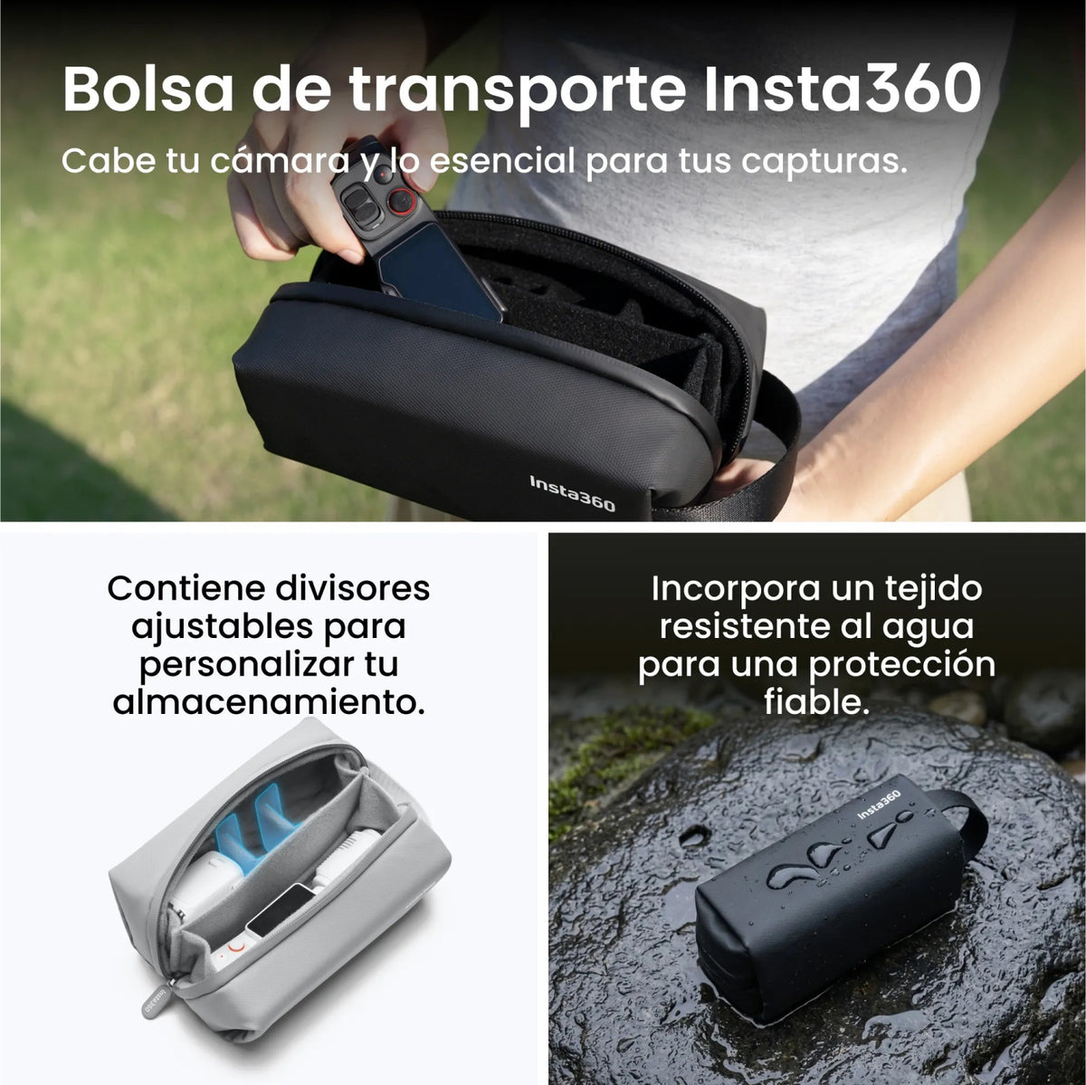 Camara Insta 360 Luna Ultra Creator Combo Negro Insta360