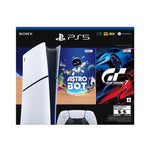 Consola PS5 Slim Bundle Digital + Juego Gran Turismo 7 & Astr Bot)