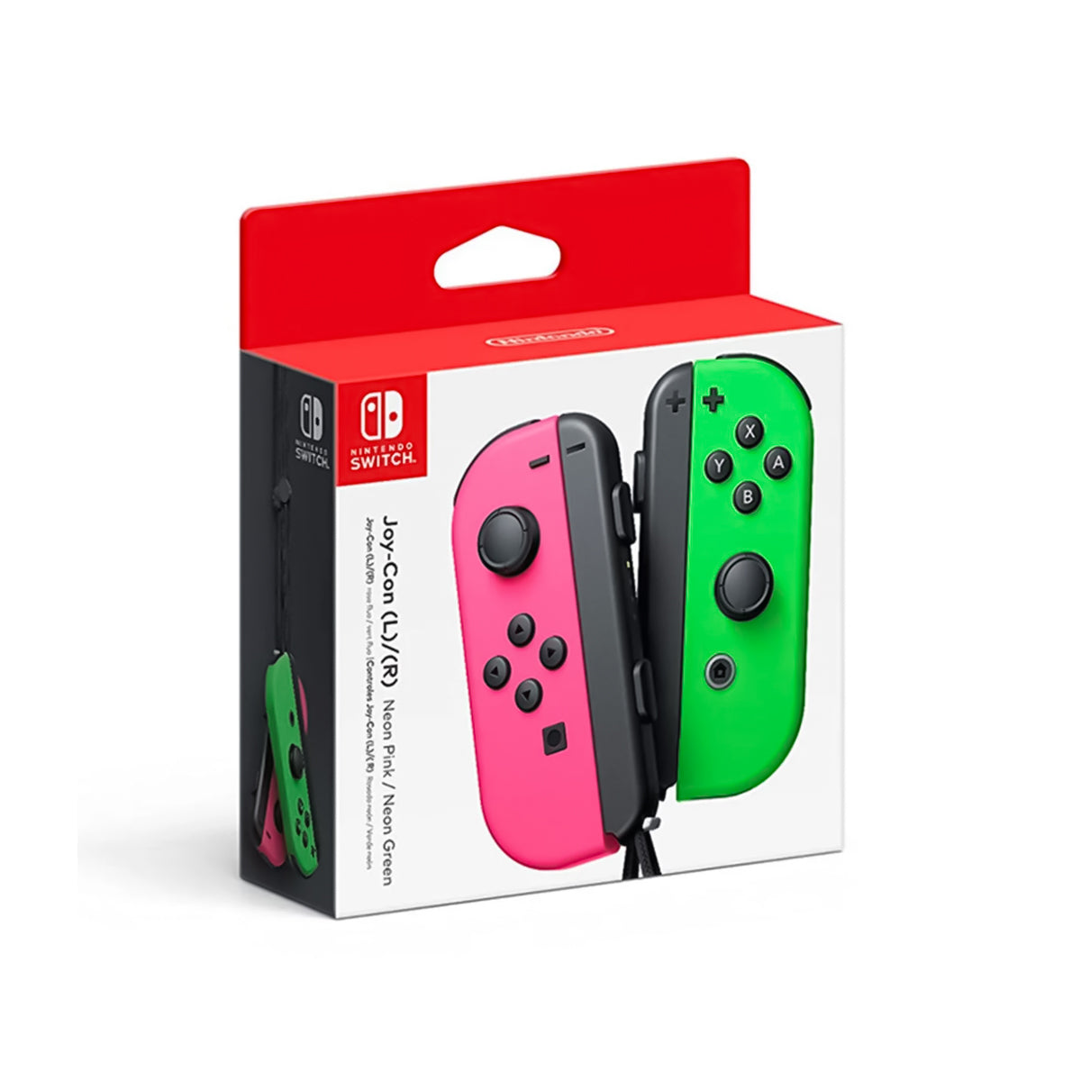 Control Nintendo Switch Joy Con L/R Rosado-Verde
