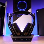 Diadema Gamer Inalámbrica Astro A50X + Base De Carga Negra Para Xbox, Play y PC