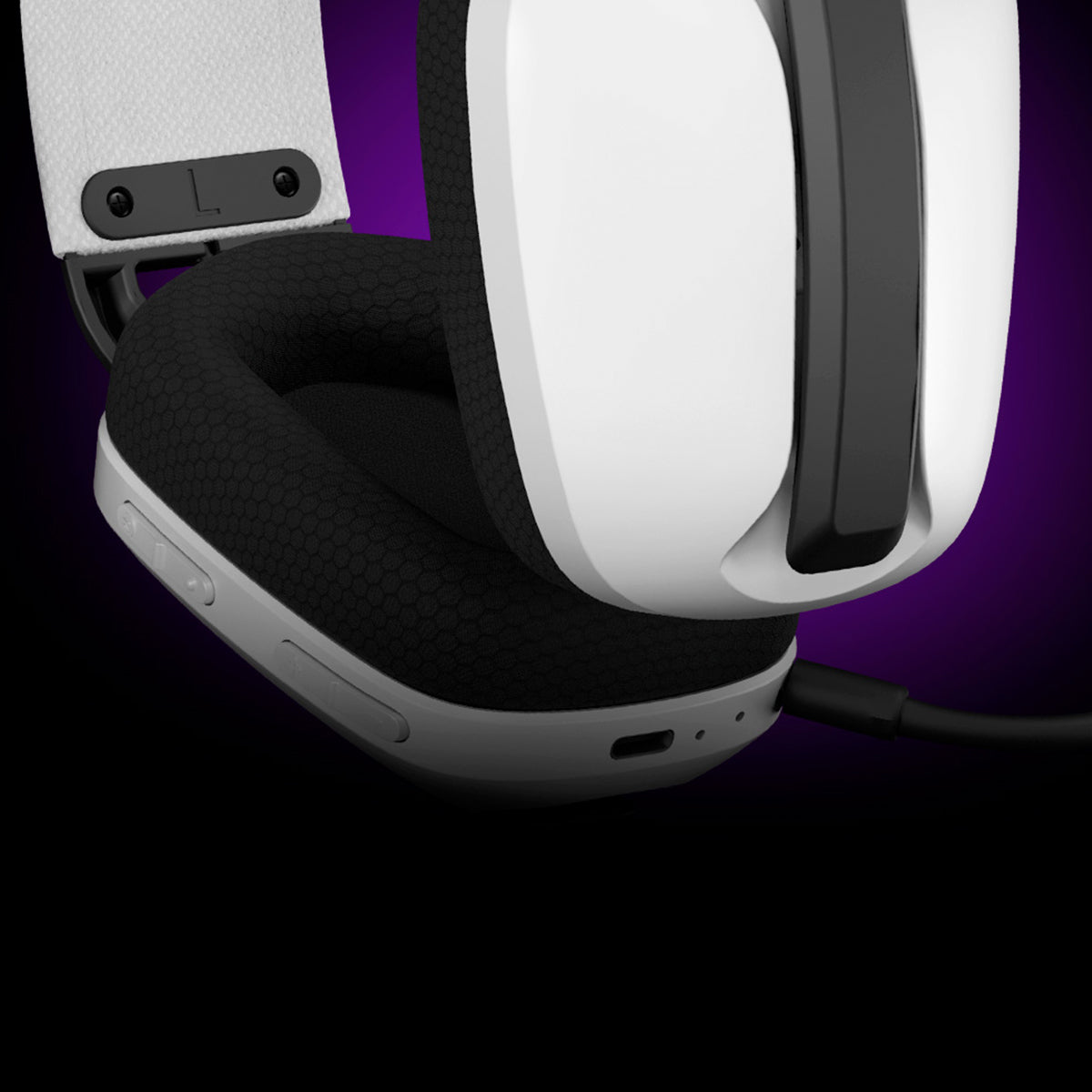 Audífonos Diadema Primus Gaming Arcus 360 Inalámbrico Blanco