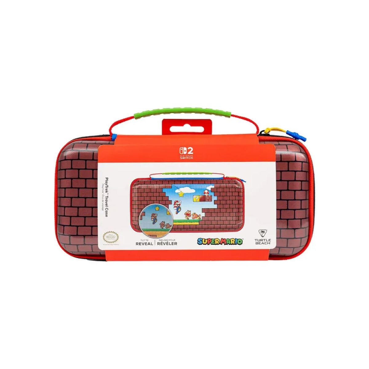 Estuche Para Nintendo Switch 2 Playtrek Mario Reveal