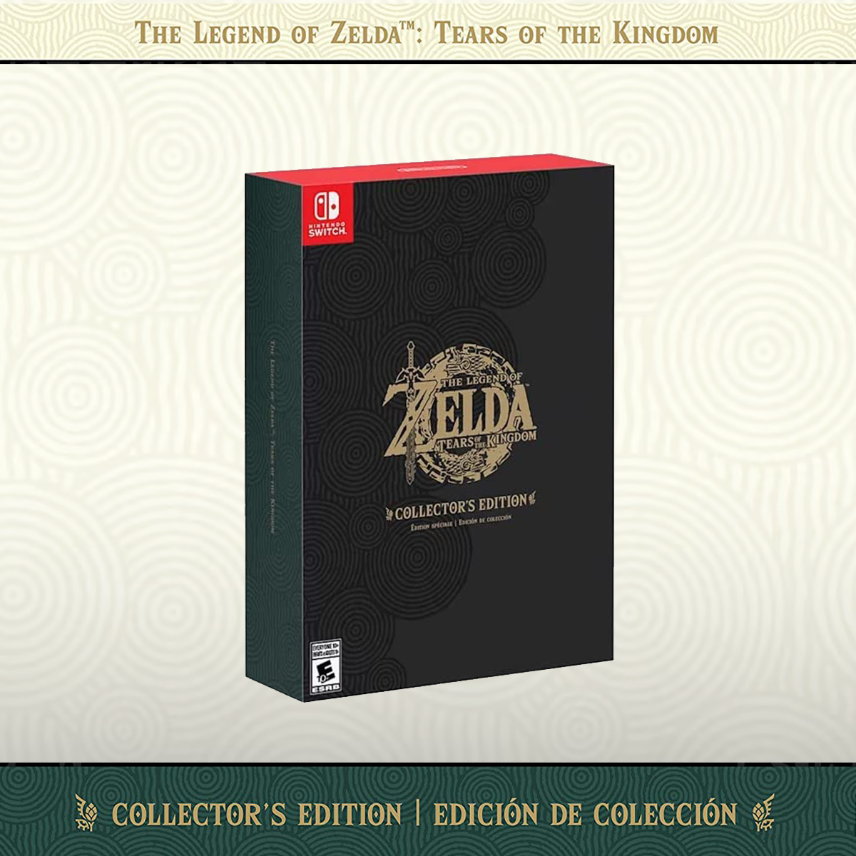 Juego Switch Legend Of Zelda Tears Of The Kingdom Collector’s Edition