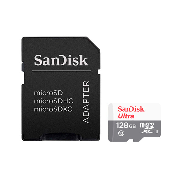 Memoria Micro SD Sandisk Ultra 128Gb Clase 10 Vel. 80Mbs