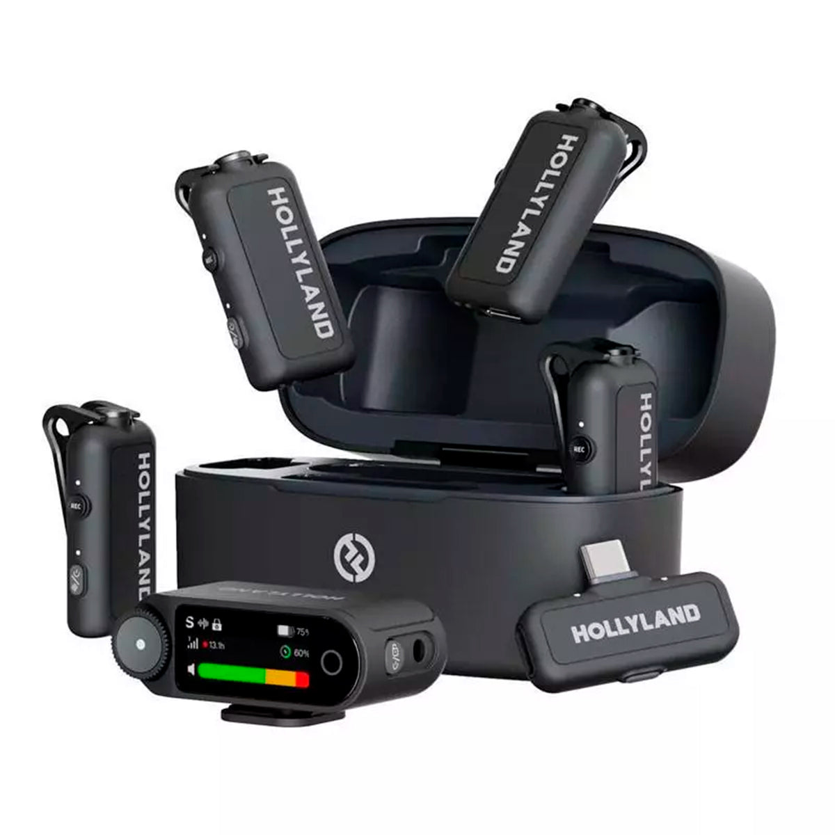 Microfono Hollyland Lark Max 2 Combo Para 4 Personas