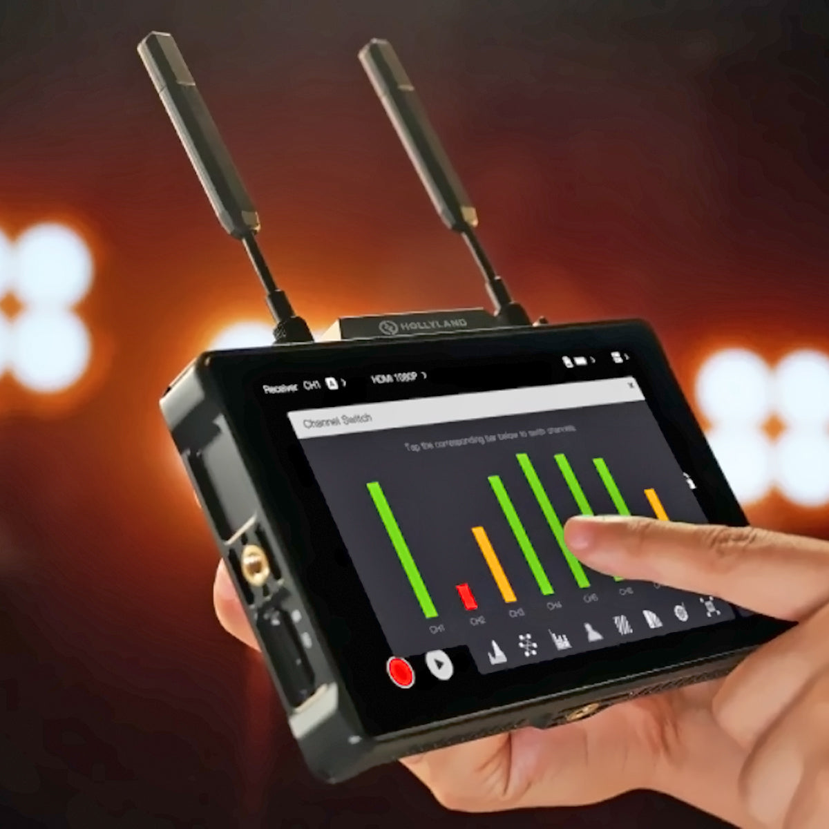 Monitor Hollyland Transceptor Inalambrico Pyro 7