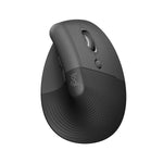 Mouse Logitech Lift Vertical Ergonómico Inalámbrico Grafito