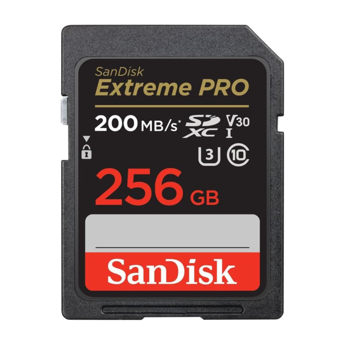 Memoria Sd Sandisk Extreme Pro 256Gb Vel 200/140 Mbs