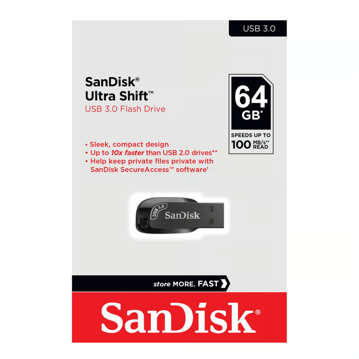 Memoria Usb Sandisk Ultra Shift 3.0 64Gb