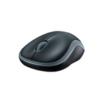 Mouse Logitech M185 Inalámbrico Negro-Gris