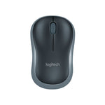 Mouse Logitech M185 Inalámbrico Negro-Gris