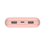 Power Bank Belkin 20K USB-A X2 USB-C 15W Rosado