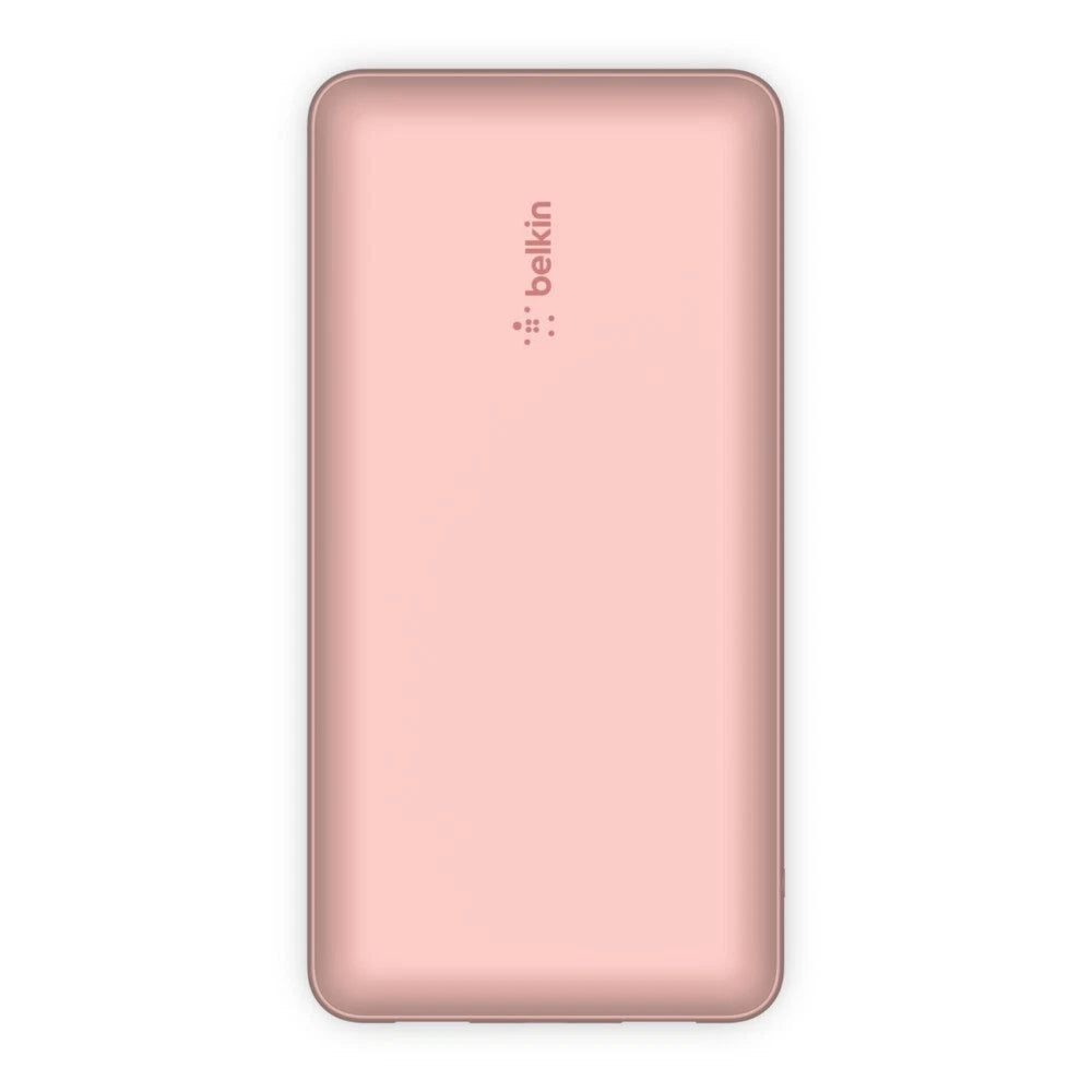 Power Bank Belkin 20K USB-A X2 USB-C 15W Rosado