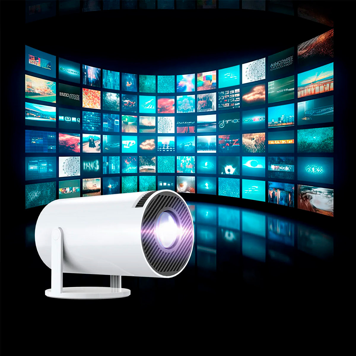 Proyector Led Con Android 13 HD VTA 2100 Lúmenes Con Wifi Y Bluetooth