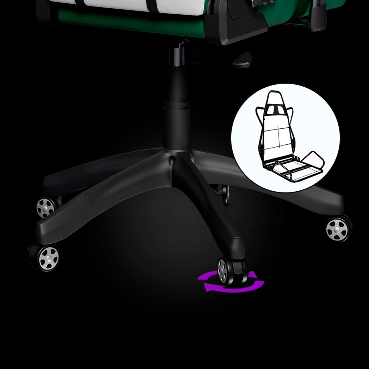 Silla Primus Gaming Thronos 100T Verde Y Marrón