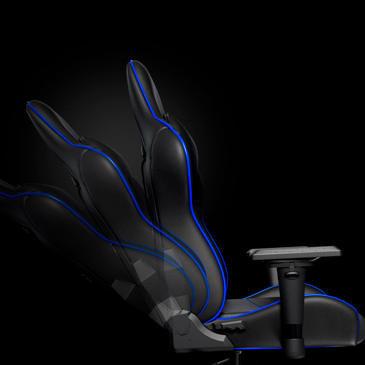 Silla Primus Gaming Thronos 200S Negro Con Azul
