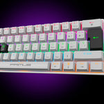 Teclado Primus Gaming Ballista 61T - Mecánico Alámbrico Blanco