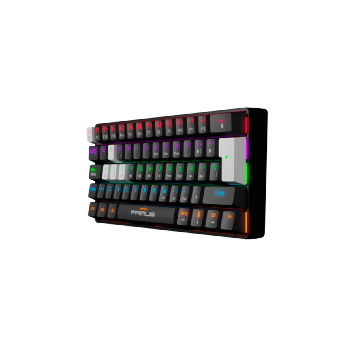 Teclado Primus Gaming Ballista 61T - Mecánico Alámbrico Negro