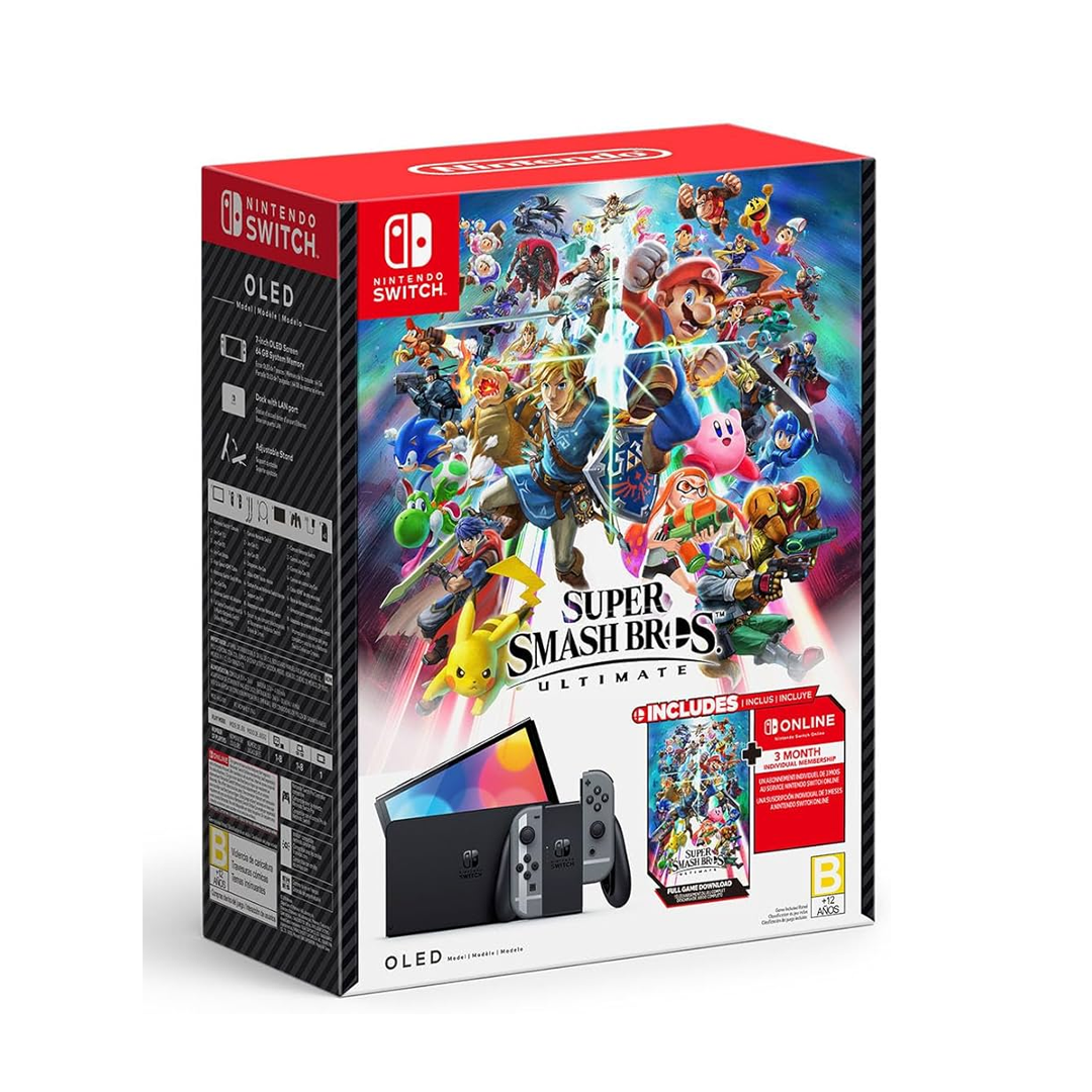 Consola Nintendo switch + juego super smash Bros Ultimate EDITION