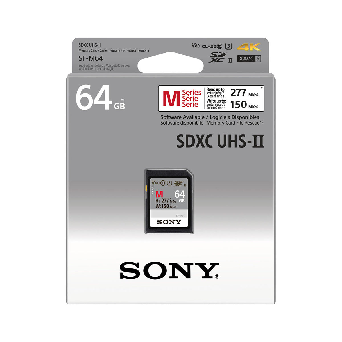 Memoria Sony SD 64GB